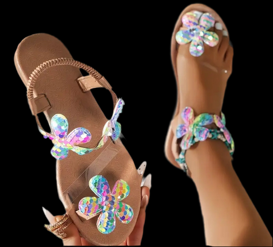 Sandale « Flowers Colors « 